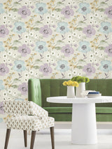 Antonina Vella Evelyn Lavender Floral Wallpaper