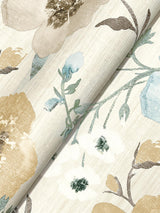 Antonina Vella Evelyn Wheat Floral Wallpaper