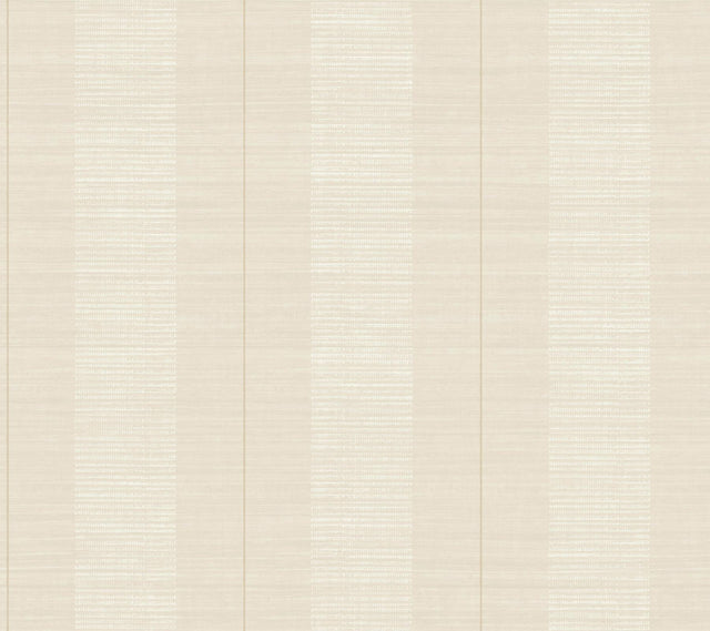 Antonina Vella Colbert Stripe Ivory Textured Wallpaper