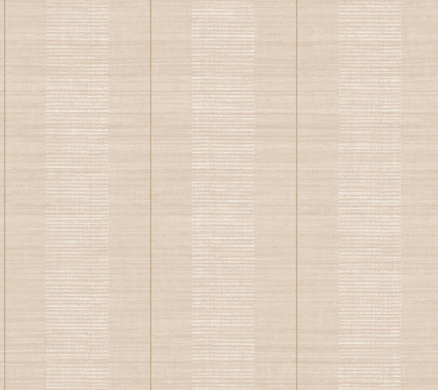 Antonina Vella Colbert Stripe Blush Textured Wallpaper