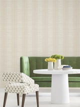 Antonina Vella Colbert Stripe Taupe Textured Wallpaper