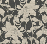 Antonina Vella Solange Black Botanical Wallpaper