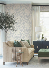 Antonina Vella Solange Light Blue Botanical Wallpaper