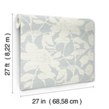 Antonina Vella Solange Light Blue Botanical Wallpaper