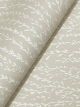 Antonina Vella Willow Song Taupe Botanical Wallpaper