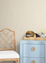 Antonina Vella Willow Song Wheat Botanical Wallpaper