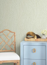 Antonina Vella Willow Song Sage Botanical Wallpaper