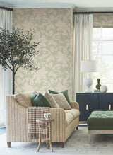 Antonina Vella Solange Sage Botanical Wallpaper