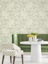 Antonina Vella Solange Sage Botanical Wallpaper