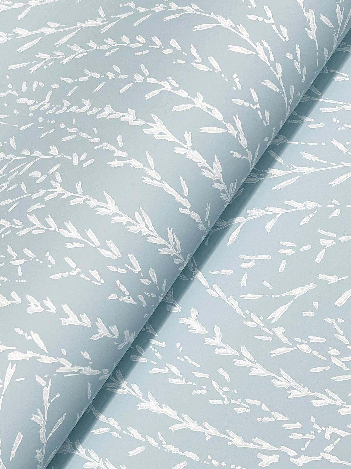 Antonina Vella Willow Song Sky Blue Botanical Wallpaper