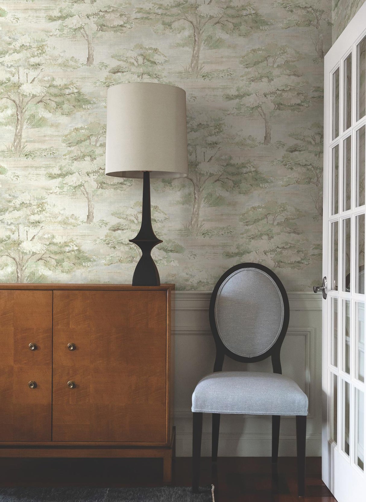 Antonina Vella Moreno Green Woodland Wallpaper