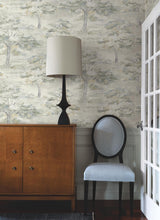Antonina Vella Moreno Slate Woodland Wallpaper