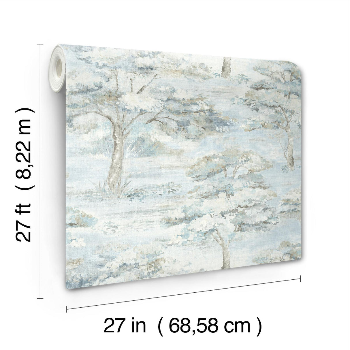 Antonina Vella Moreno Blue Woodland Wallpaper