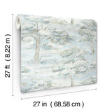 Antonina Vella Moreno Blue Woodland Wallpaper