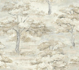 Antonina Vella Moreno Neutral Woodland Wallpaper