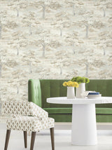 Antonina Vella Moreno Neutral Woodland Wallpaper