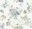 Antonina Vella Veiled Garden Sky Blue Floral Wallpaper