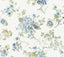 Antonina Vella Veiled Garden Sky Blue Floral Wallpaper