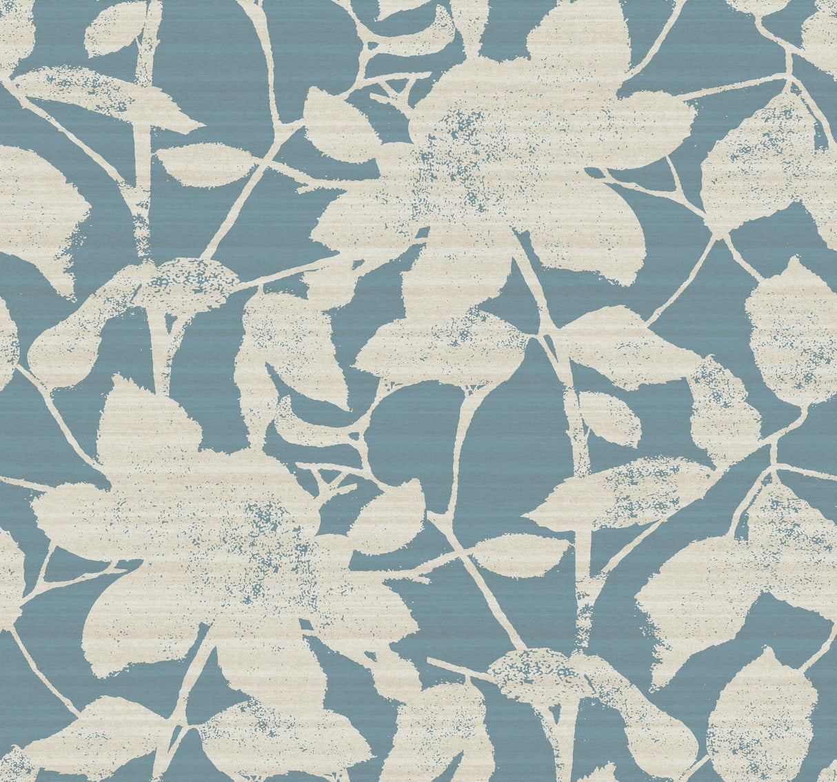 Antonina Vella Solange Teal Botanical Wallpaper