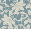 Antonina Vella Solange Teal Botanical Wallpaper