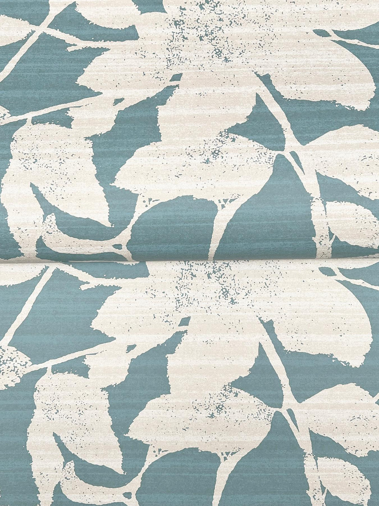 Antonina Vella Solange Teal Botanical Wallpaper