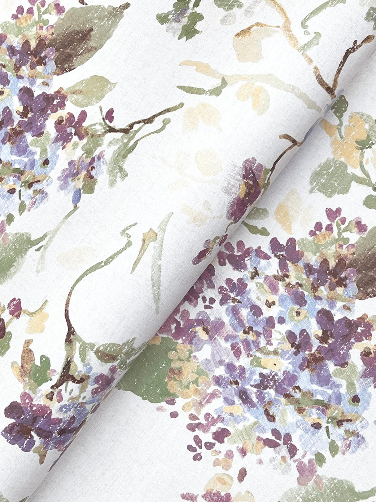 Antonina Vella Veiled Garden Plum Floral Wallpaper