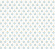 Antonina Vella Serene Villa Teal Floral Stamp Wallpaper