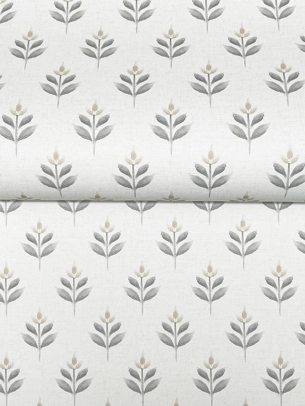 Antonina Vella Serene Villa Stone Floral Stamp Wallpaper