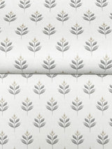 Antonina Vella Serene Villa Stone Floral Stamp Wallpaper