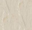 Antonina Vella Meadow Splendor Neutral Botanical Wallpaper