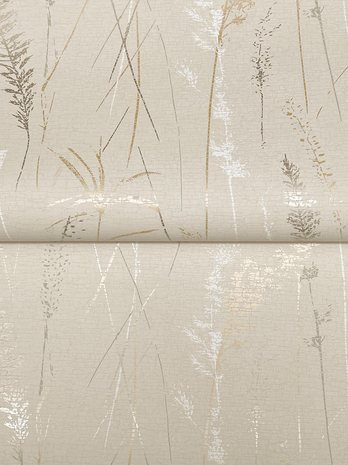 Antonina Vella Meadow Splendor Neutral Botanical Wallpaper
