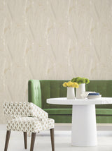 Antonina Vella Meadow Splendor Neutral Botanical Wallpaper