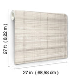 Antonina Vella Vanishing Point Grey Striated Wallpaper