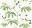 Antonina Vella Cillian Green Botanical Bird Trail Wallpaper