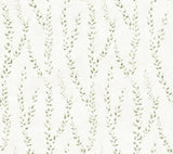 Antonina Vella Alpenrose Moss Vine Wallpaper