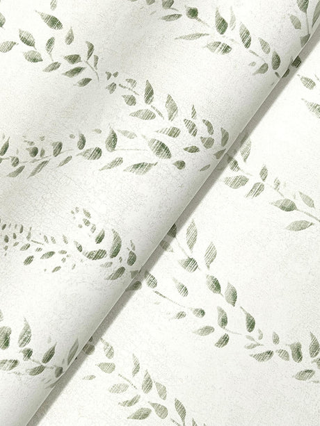 Antonina Vella Alpenrose Moss Vine Wallpaper