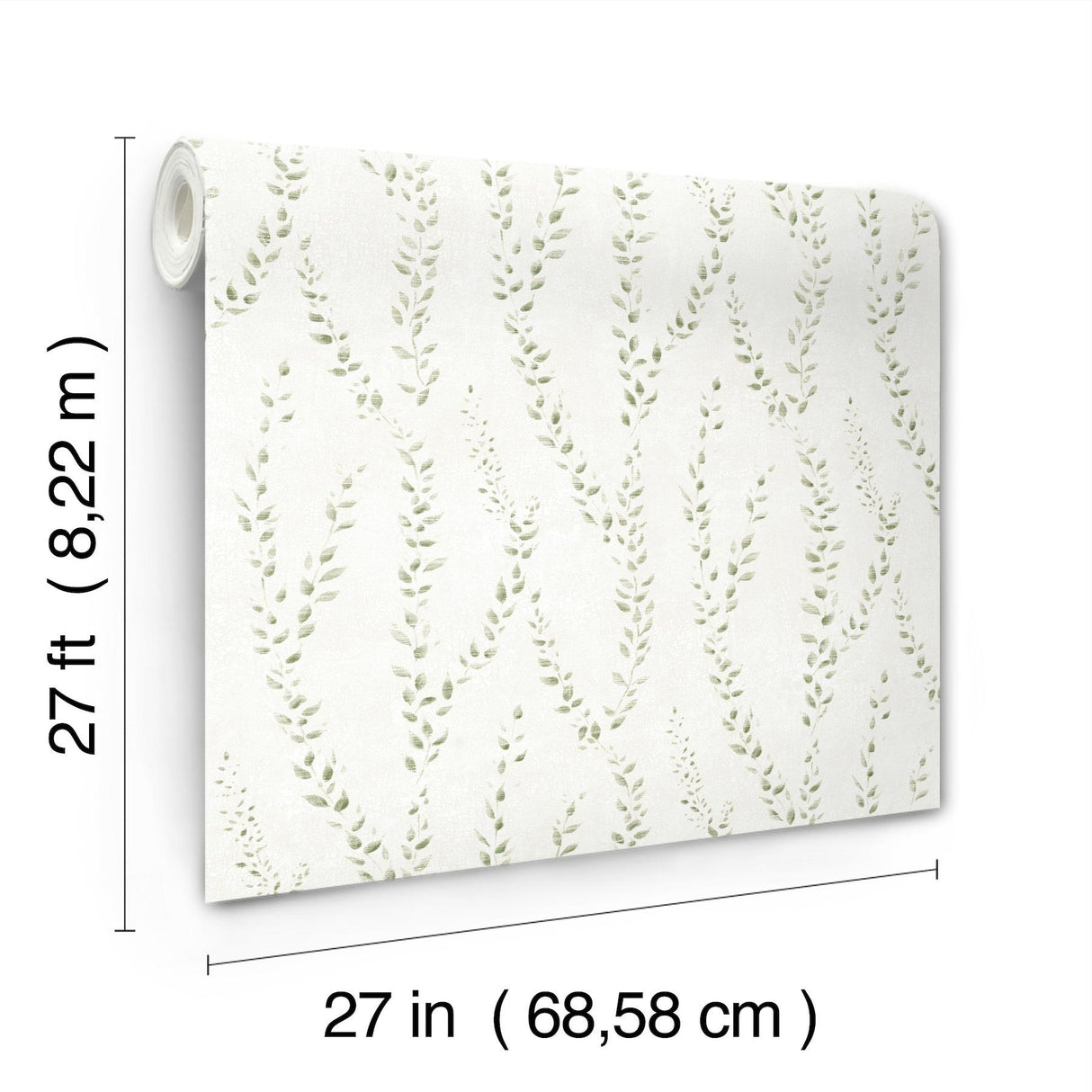 Antonina Vella Alpenrose Moss Vine Wallpaper