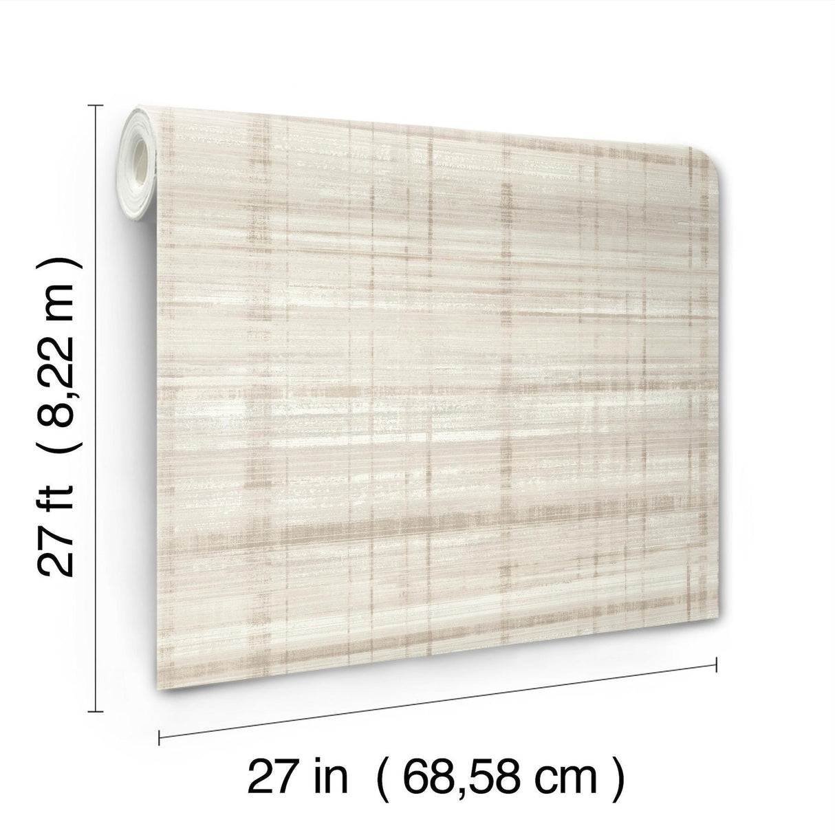 Antonina Vella Vanishing Point Neutral Striated Wallpaper