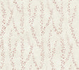 Antonina Vella Alpenrose Maroon Vine Wallpaper