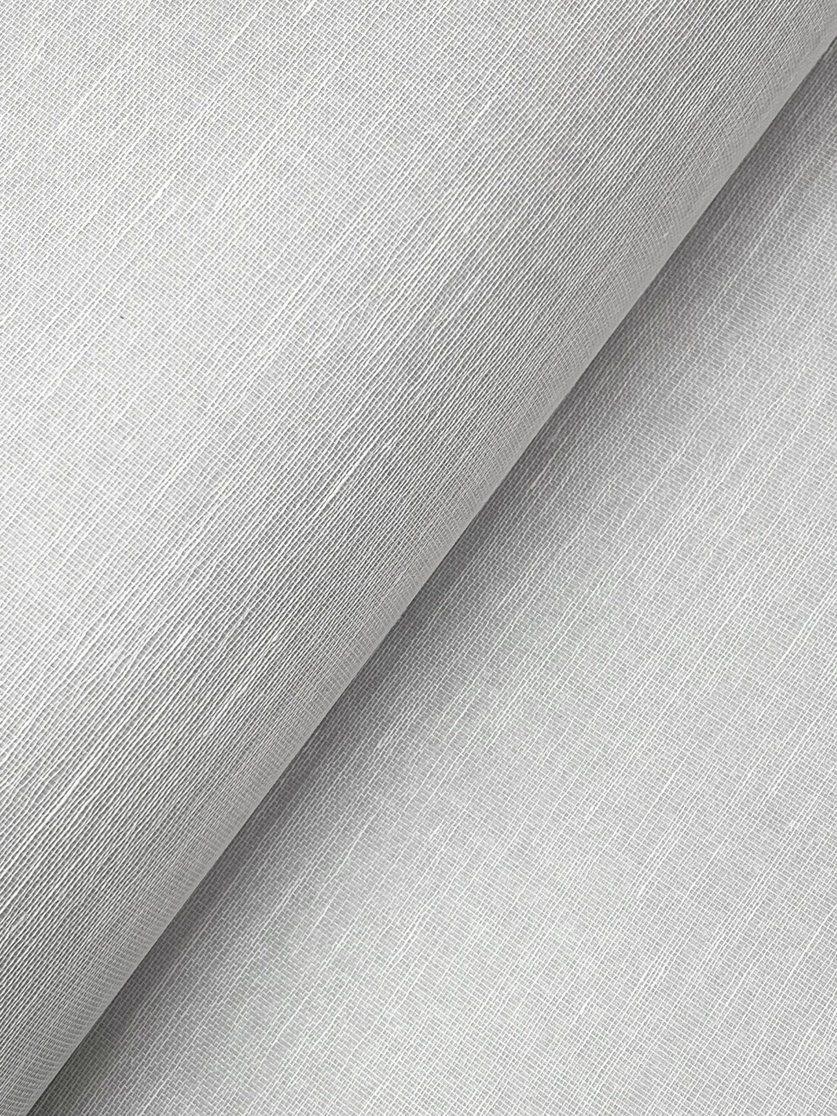 Antonina Vella Hempfield Weave Light Grey Loomed Wallpaper