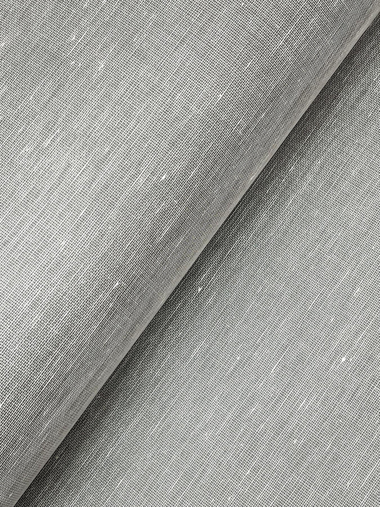 Antonina Vella Hempfield Weave Charcoal Loomed Wallpaper