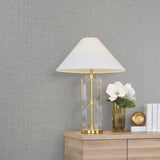 Antonina Vella Hempfield Weave Charcoal Loomed Wallpaper