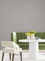 Antonina Vella Hempfield Weave Charcoal Loomed Wallpaper