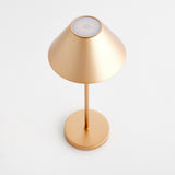 Napa Champagne Gold ALLUNA CORDLESS LED LAMP 14"