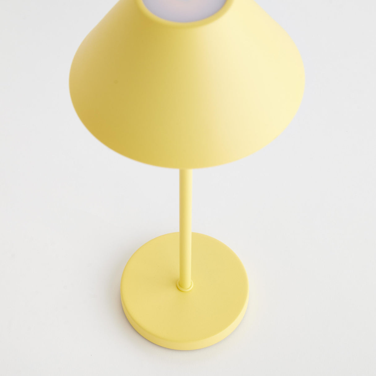 Napa Yellow ALLUNA CORDLESS LED LAMP 14"