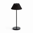 Napa Black ALLUNA CORDLESS LAMP LINEN SHADE 14"