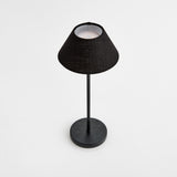 Napa Black ALLUNA CORDLESS LAMP LINEN SHADE 14"