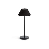 Napa Black ALLUNA CORDLESS LAMP LINEN SHADE 14"