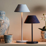 Napa Light Blue ALLUNA CORDLESS LED LAMP 14"