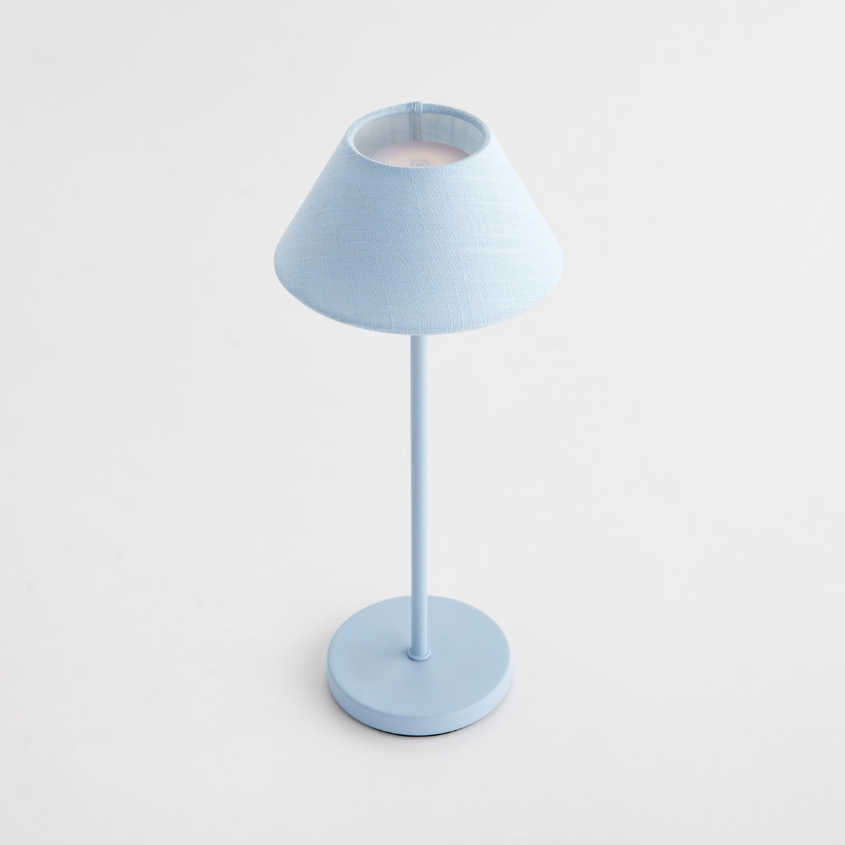Napa Light Blue ALLUNA CORDLESS LED LAMP 14"